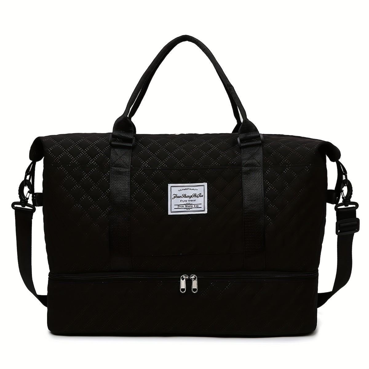 Waterproof Double Layer Large Duffel Bag Wet Dry Separation Fitness Sports Bag