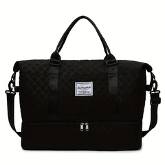 Waterproof Double Layer Large Duffel Bag Wet Dry Separation Fitness Sports Bag