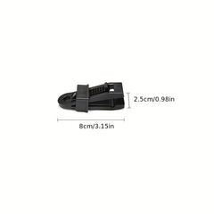 4pcs Awning Hook Lashing Buckle for Tarpaulin and Tent - Camping Essential