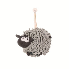 Cartoon Lamb Hanging Towel for Kids Bathroom