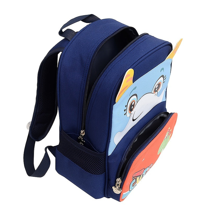 Kids Cartoon Rabbit Print Backpack Lightweight Large Capacity