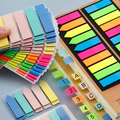 PET Fluorescent Convenience Stickers Student Markers Index Stickers