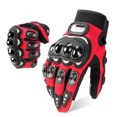 Breathable All Finger Protection Touch Screen Motorcycle Gloves