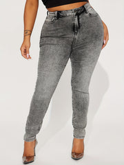 Women's Distressed High Rise Skinny Jeans