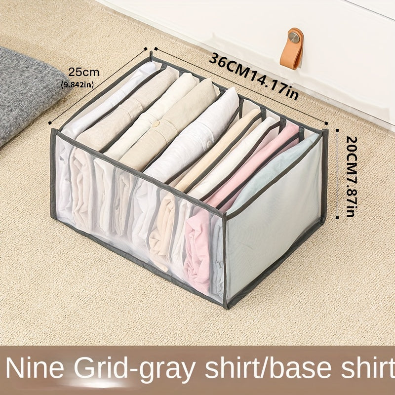 Closet Organizer for Jeans T-shirts Pants Underwear Bra