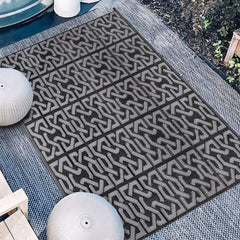 Outdoor Straw Rug Reversible Waterproof Patio Mats Porch Campers