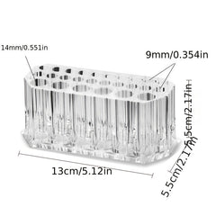 Clear Acrylic Makeup Brush Holder 26 Holes Organizer