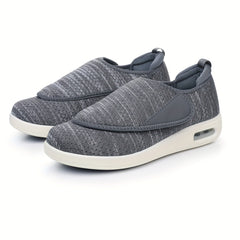 Striped Women's Diabetic Walking Shoes Non Slip Easy Wear Hand Wash or Dry Clean