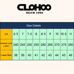 CLOHOO Men's Leather Dress Shoes