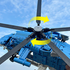 1389pcs Helicopter Building Block Toy - Ideal Airplane Toy for Adults
