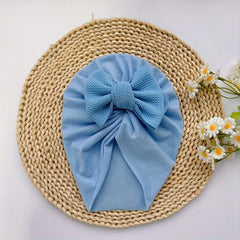 Baby Girls Twill Bubble Bownot Turban Hair Wrap Accessories