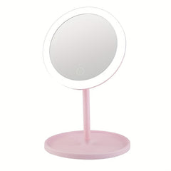 LED Touch Screen Makeup Mirror USB Rechargeable
