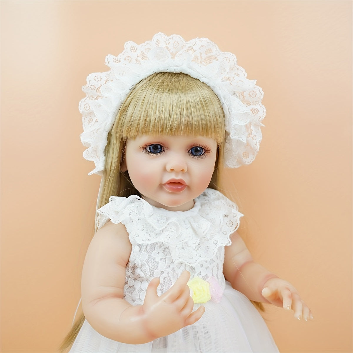 55 Doll Vinyl Princess Wedding Gown Blonde Hair Ideal Christmas Halloween