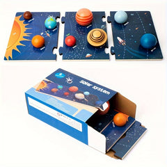 Solar System Adventure Wooden Puzzle Educational Toy
