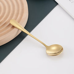 Stainless Steel Table Spoon for Soup Cereal Dessert Fruit Milk Tea Coffee