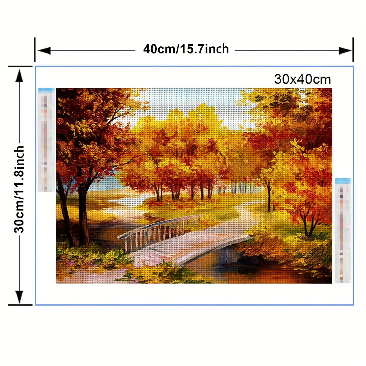 5D DIY Golden Autumn Forest Diamond Painting Kit - Full Drill
