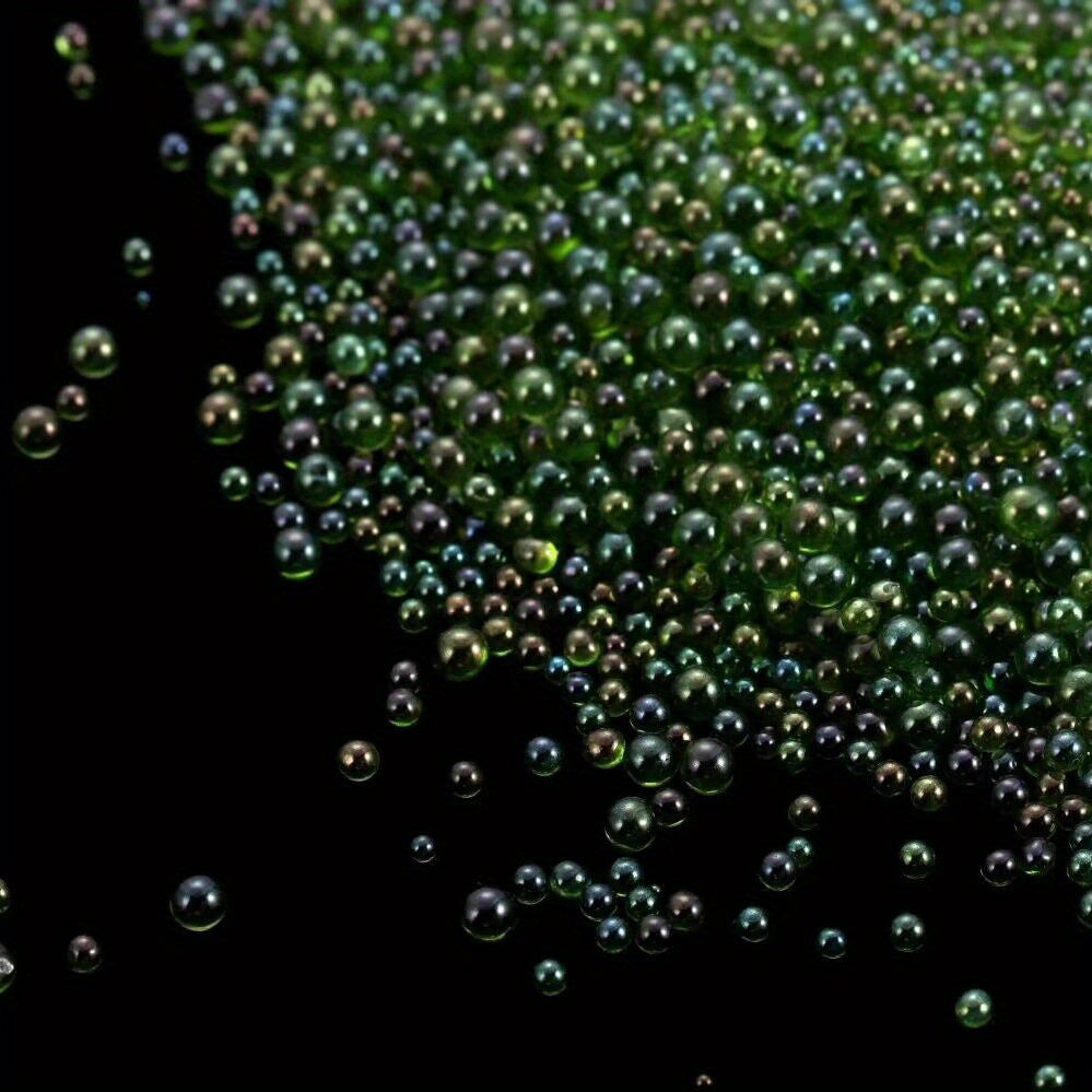 UV Glass Bubble Beads Pack 0.4-3mm Mixed Water Droplet Shape for DIY Jewelry