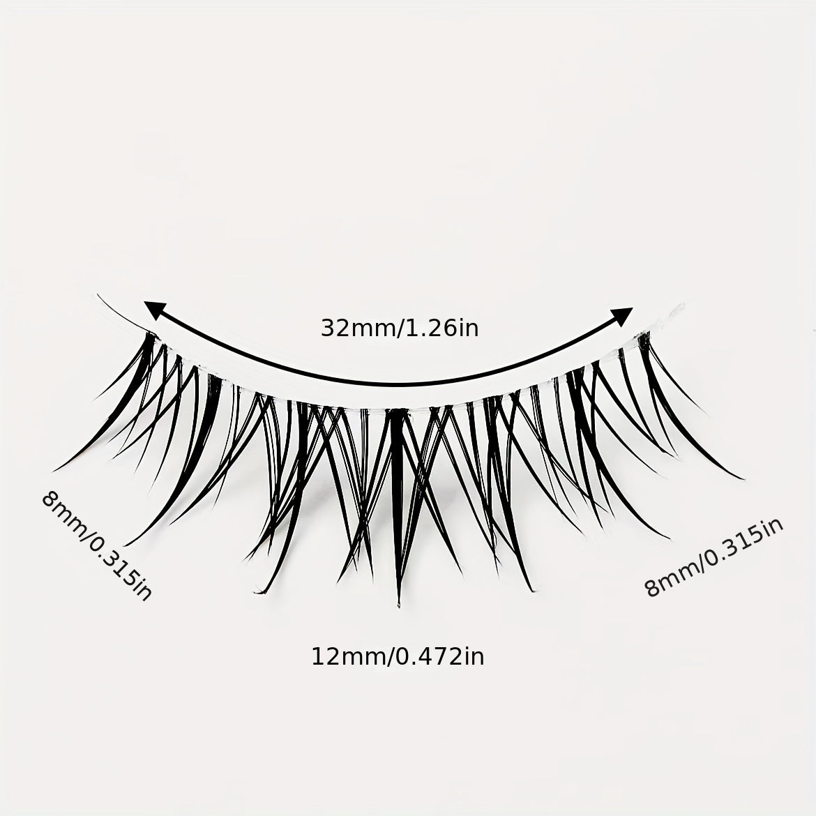 Comics Thai Makeup Lashes Little Devil Fairy False Eye Lashes