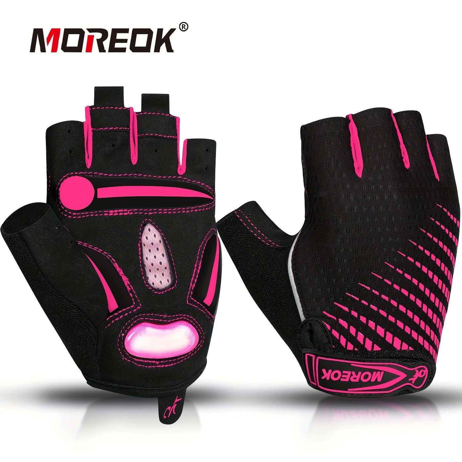Moreok Liquid Gel Pad Cycling Gloves for Men Women - Comfortable and Breathable