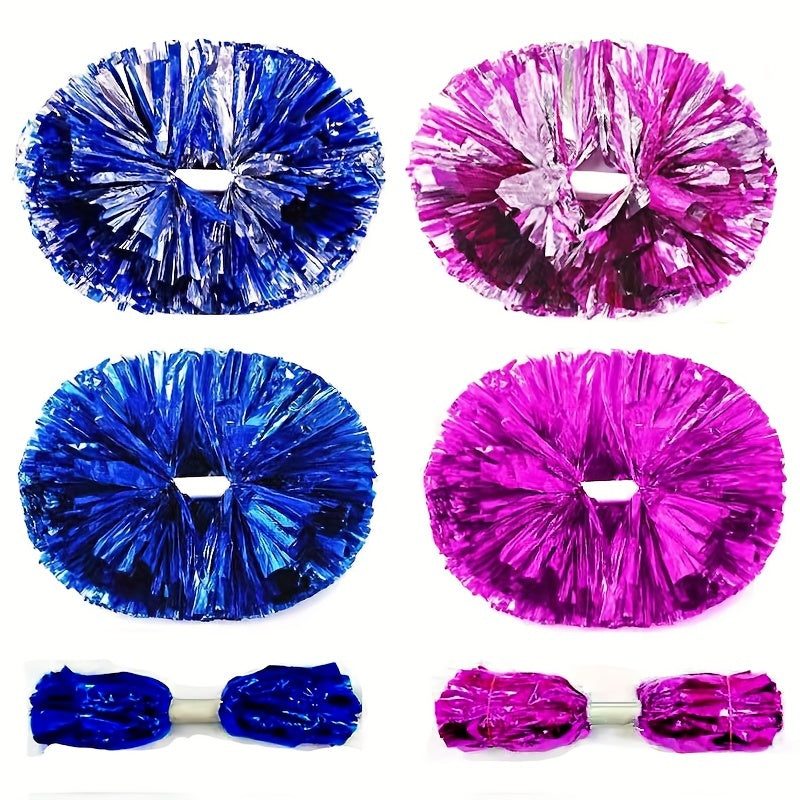 2pcs 11 81in Cheering Poms Handheld Props Dancing Supplies Sports Stage