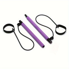 Pilates Stick With Resistance Tension Belt for Home Workout
