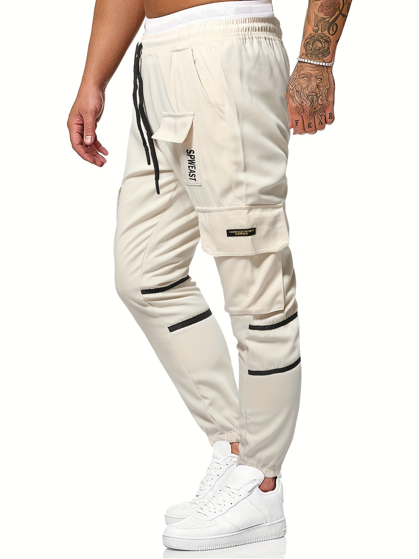 Big Pocket Joggers Men's Casual Loose Fit Drawstring Pants