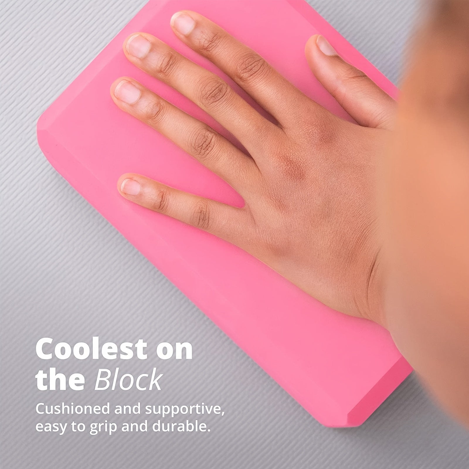 Latex Non Slip Yoga Block for Stability and Comfort in Yoga Pilates