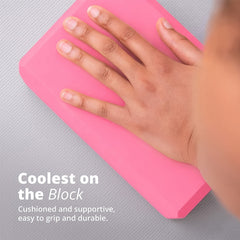 Latex Non Slip Yoga Block for Stability and Comfort in Yoga Pilates
