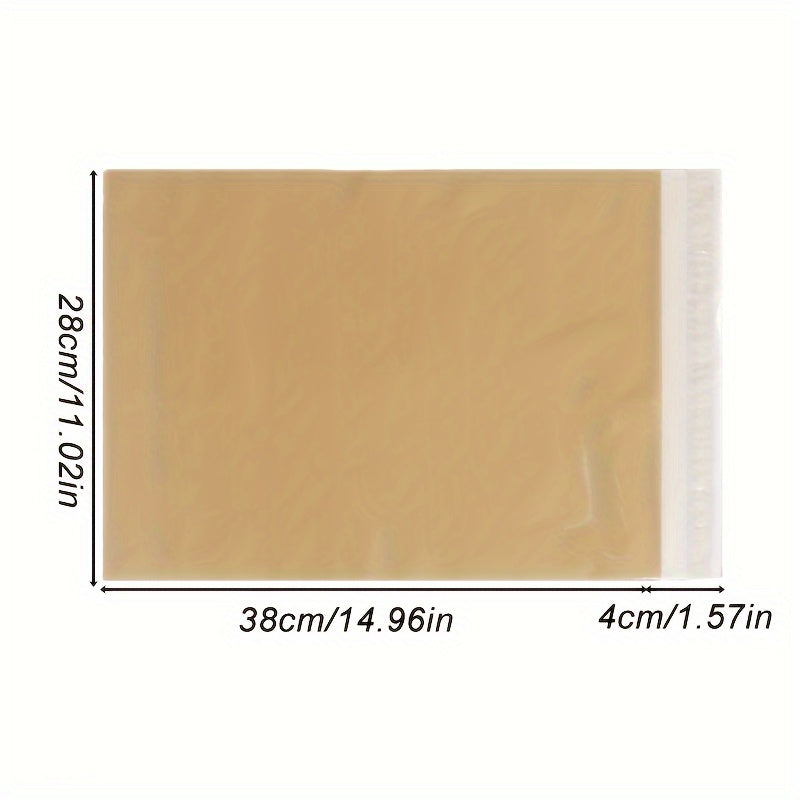 500pcs Express Bag Milk Tea Thickened 12 Silk 28 42 Waterproof Resistant