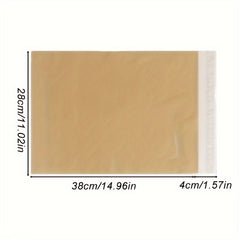 500pcs Express Bag Milk Tea Thickened 12 Silk 28 42 Waterproof Resistant