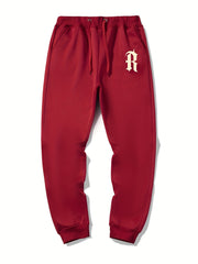 Men's Drawstring Sweatpants Loose Casual Comfy Jogger Pants