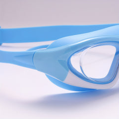 Children's Waterproof Anti-fog Swimming Goggles with Earplugs