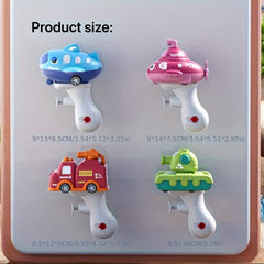 Convertible Fire Truck & Water Gun Toy Manual Pump Spray Dual Play