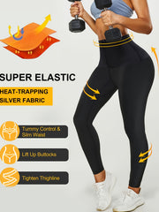 Sauna Sweat Pants Women High Waist Compression Slimming Legging