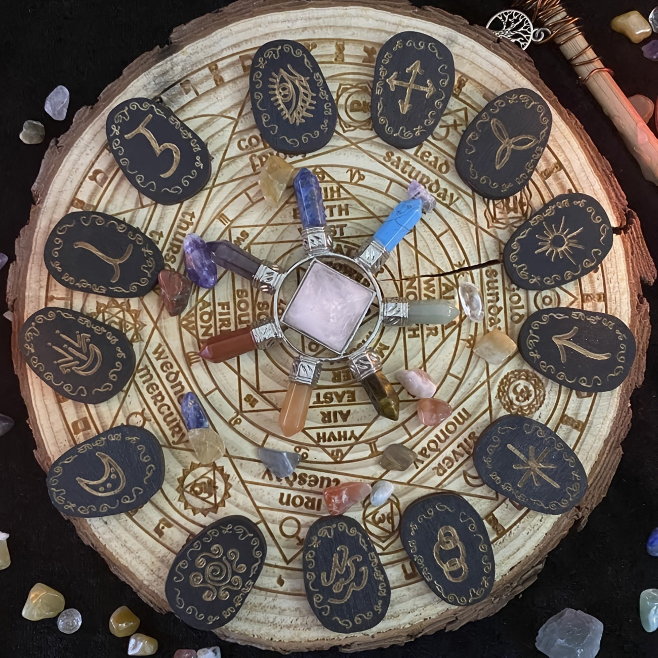 Witch Rune Set for Healing Alchemy and Meditation