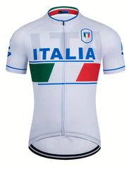 Men's Quick Dry Cycling Jersey with Rear Pocket
