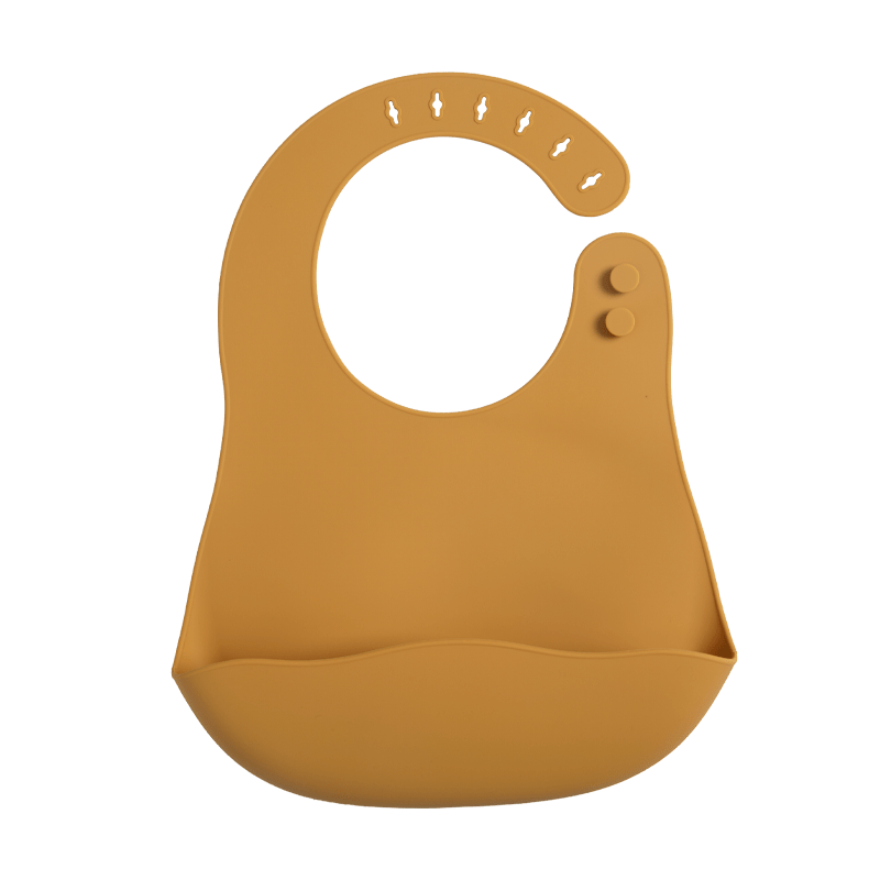 Waterproof Silicone Baby Bibs with Pocket