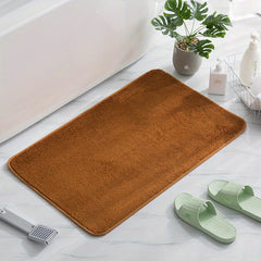 1pc Absorbent Bathroom Floor Mat, Anti-Skid Doormat Carpet