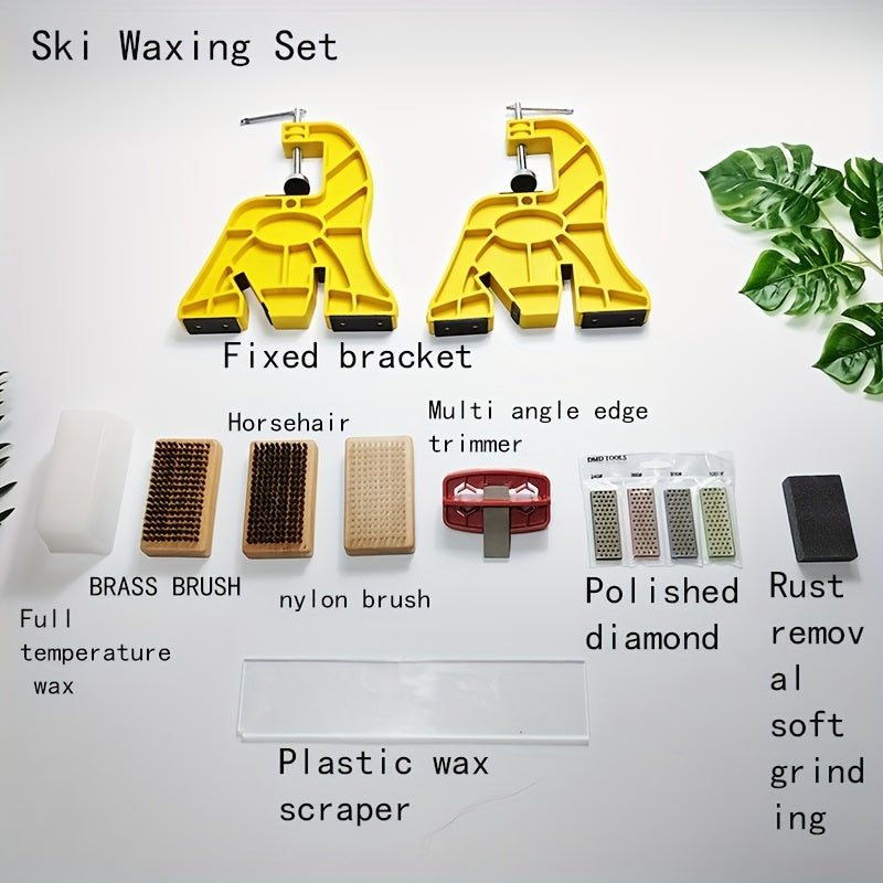 Snowboard Waxing Set Snowboard Maintenance Tools Snowboard Polishing Waxing Tool