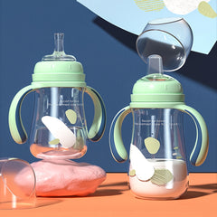 Family Newborn Feeding Bottle Sippy Cup for Infant Learning Drinking