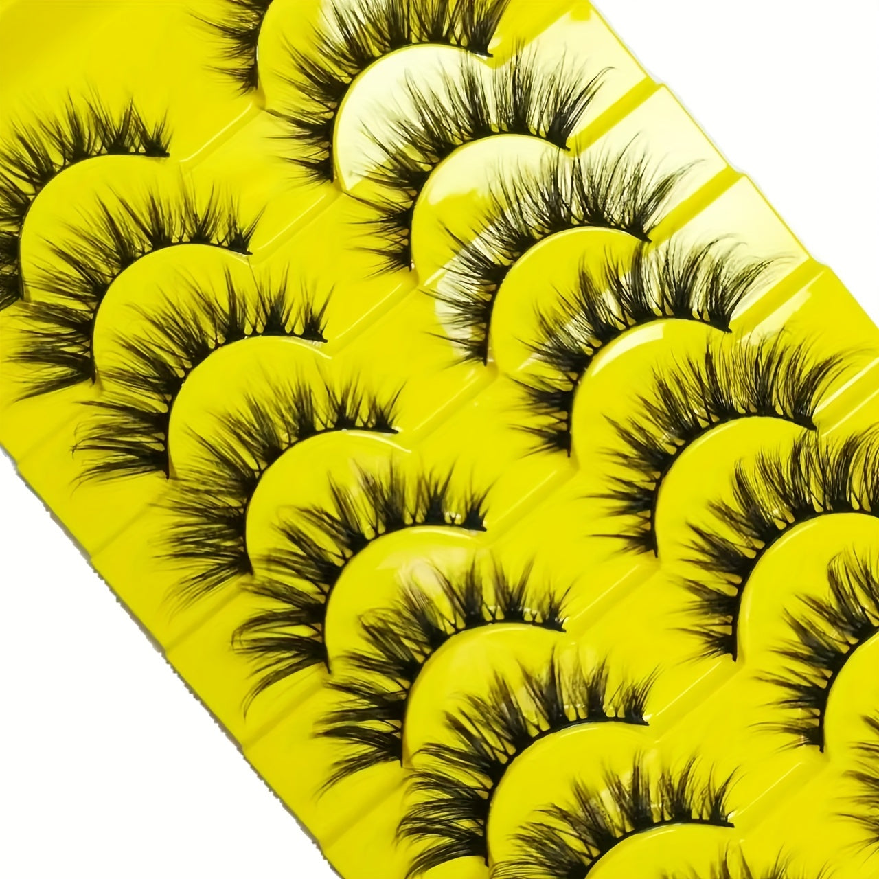 10 Pairs False Eyelashes Natural Fluffy Curling Thick Soft 3D113