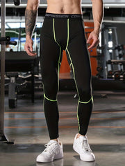 Men's Tight Long Compression Pants Quick Dry Leggings