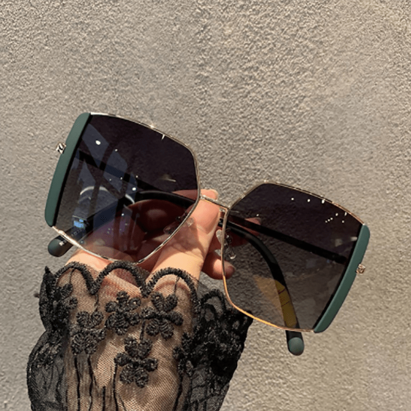 Women's Oversized Square Sunglasses UV400 Sun Shades Glasses