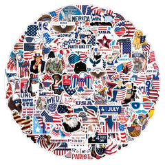 American Flag Vinyl Stickers 4th of July Decals