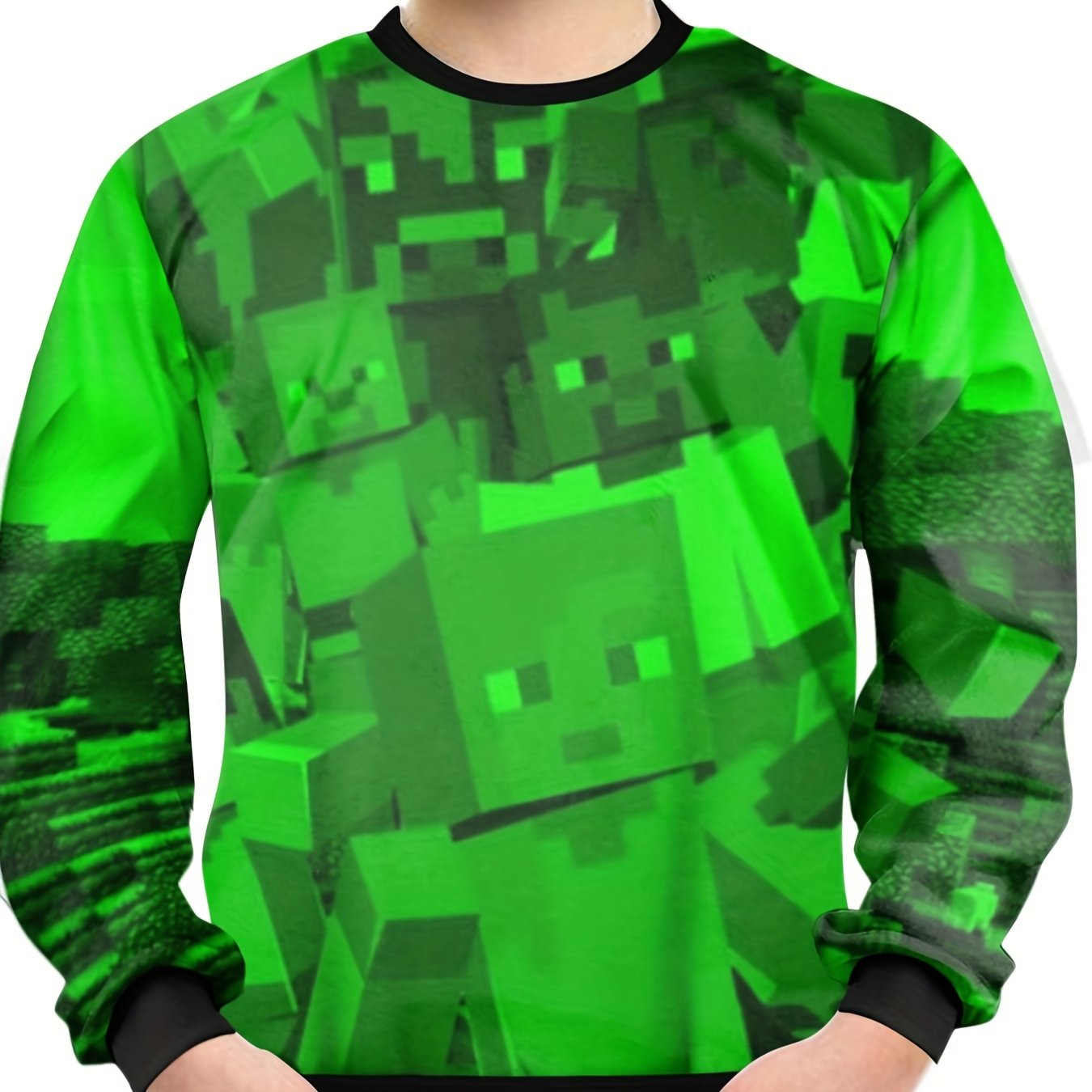 Teens Pop 3D Print Sweatshirt Kids Casual Street Wear