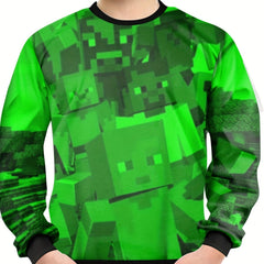 Teens Pop 3D Print Sweatshirt Kids Casual Street Wear