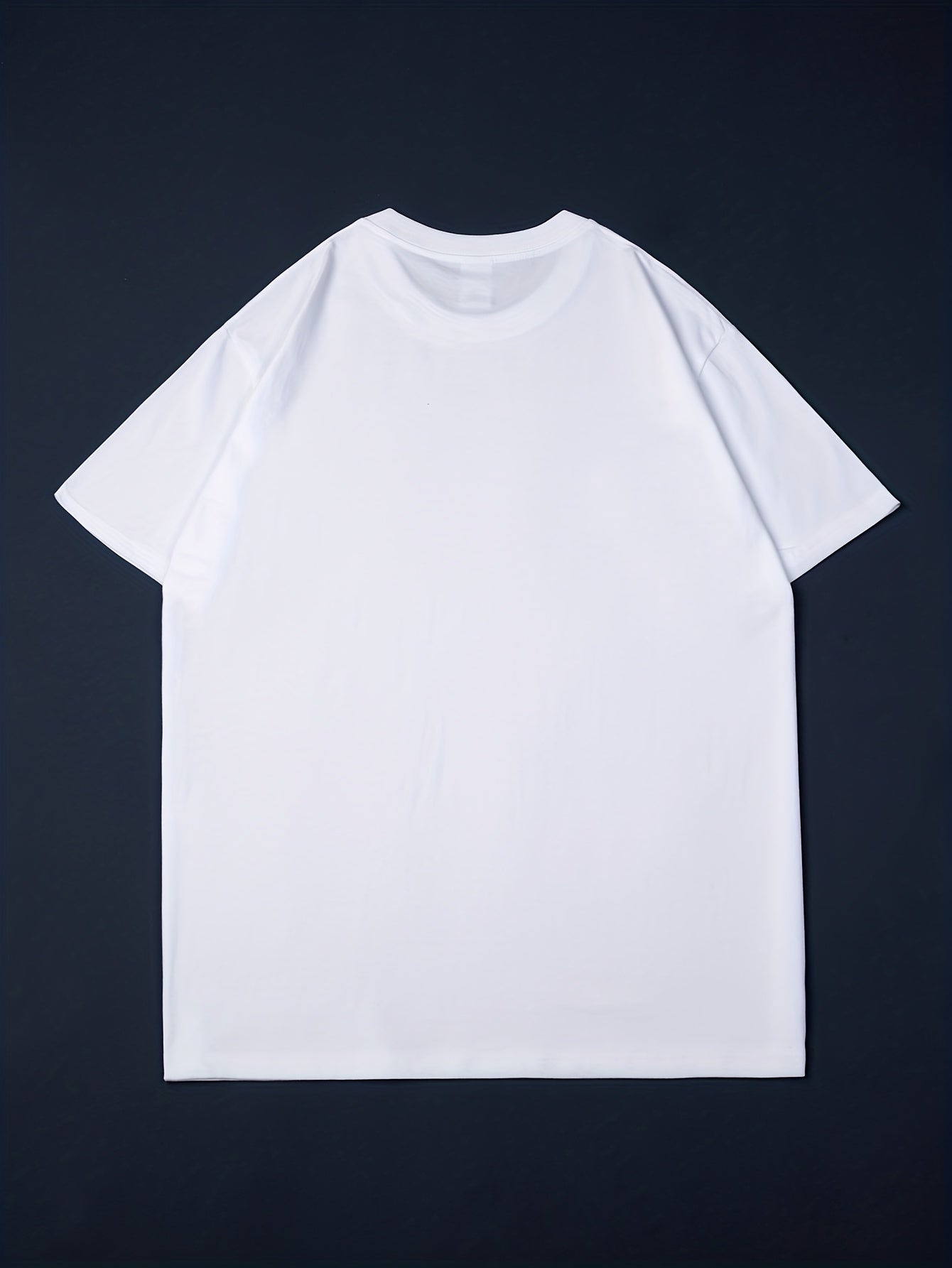 Men's Dragon Flower Pattern Vintage T-Shirt