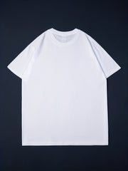 Colorful Letter Pattern Men's Graphic Cotton Tee