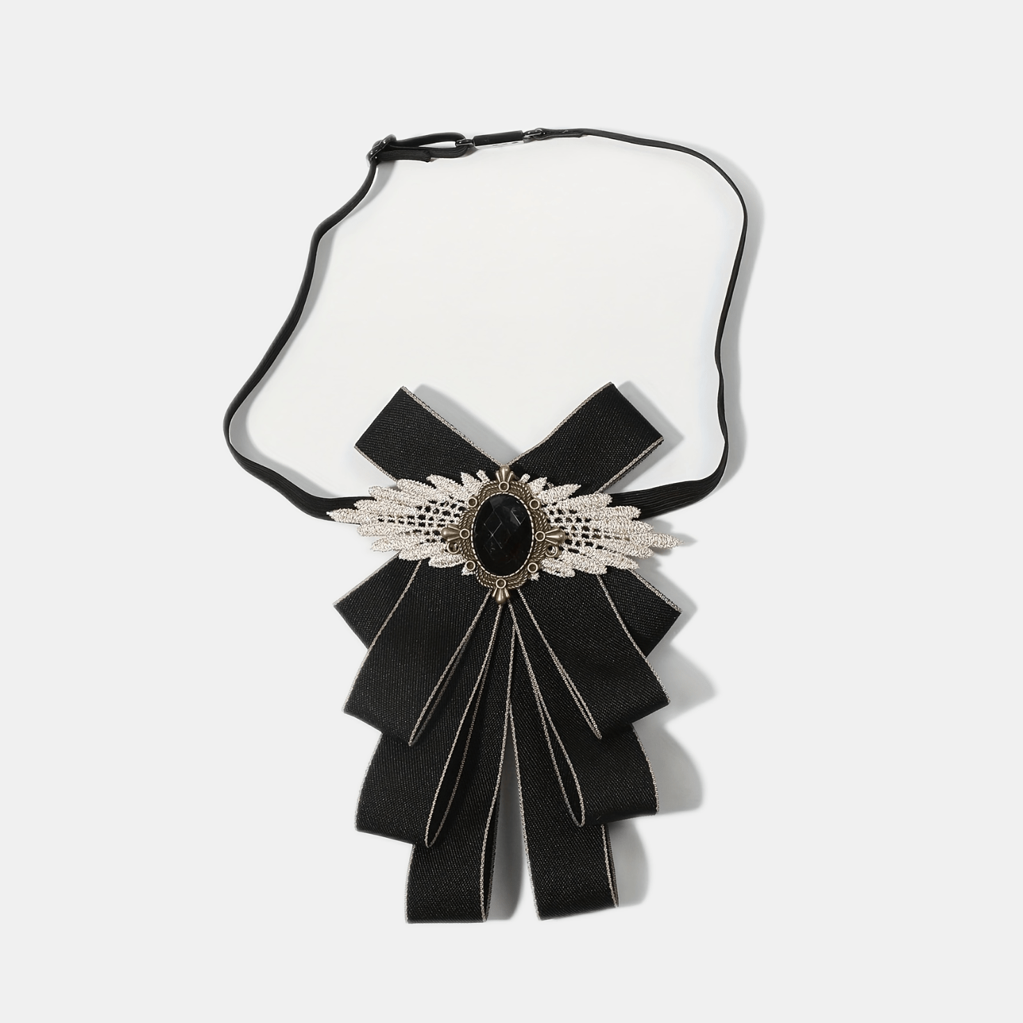 Unisex Gem Wing Bow Tie for Banquet Style
