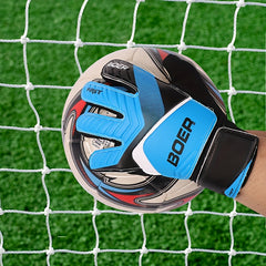 1pair Goalkeeper Gloves Latex Sticky Non slip Gloves Goalkeeper Football Gloves